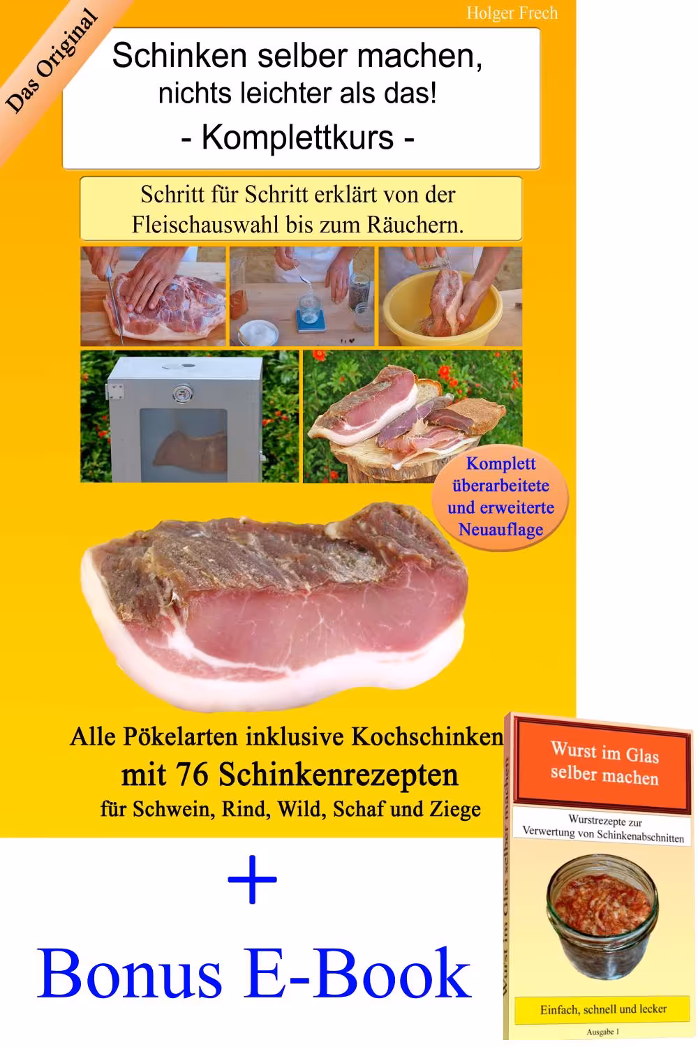 Das Buch Schinken selber machen in der eBook Version mit Bonus.